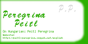 peregrina peitl business card